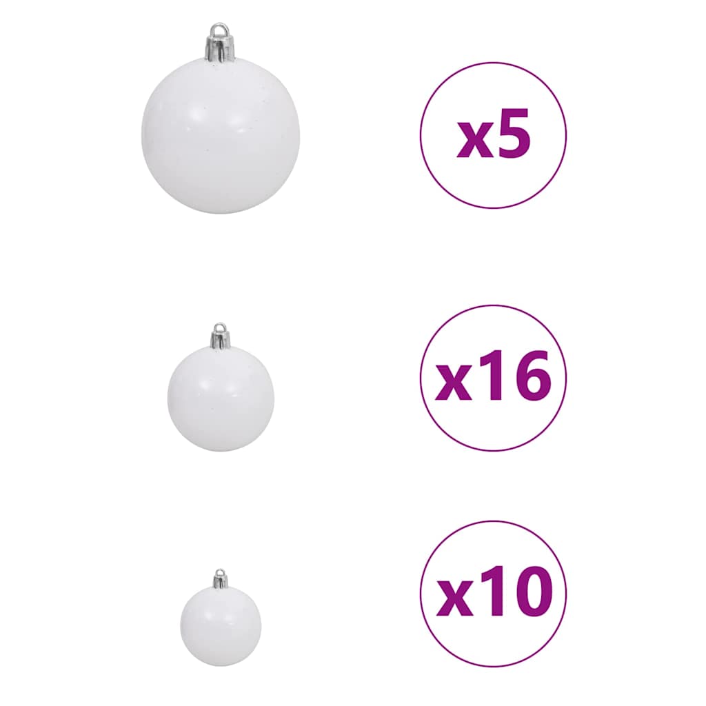 Julgran med 300 LED-lampor med Stativ 180 Cm PE