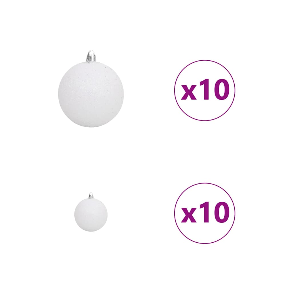 Julgran med 300 LED-lampor med Stativ 180 Cm PE