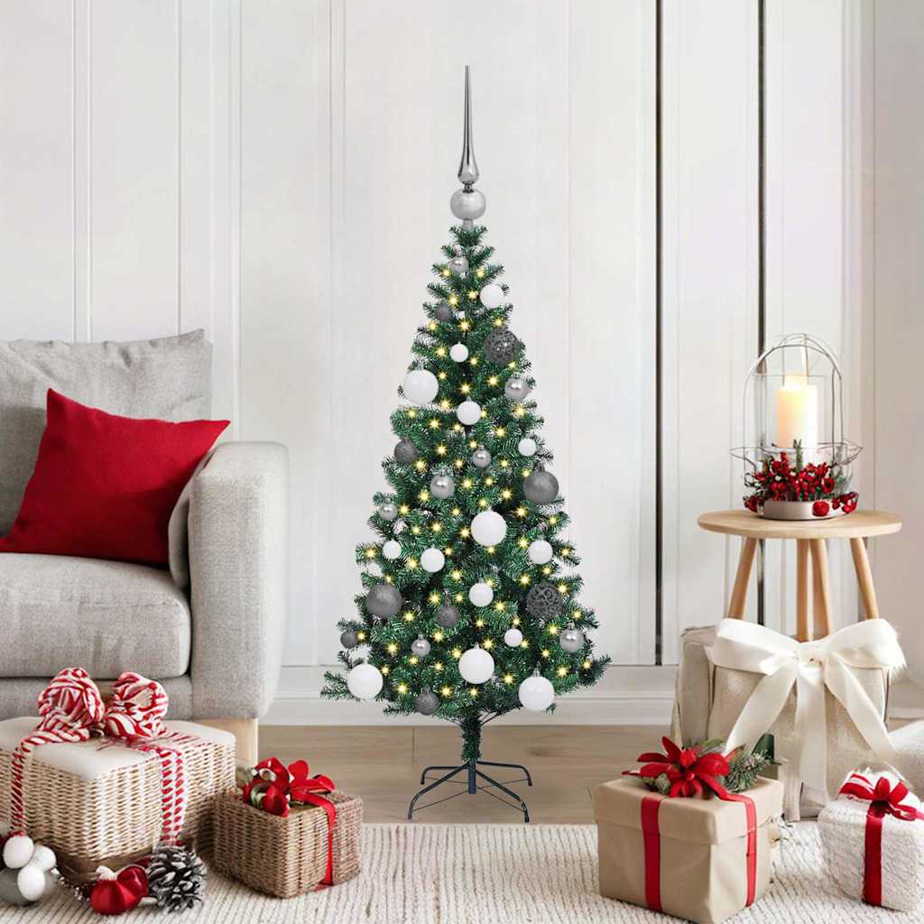 Konstgjord Förbelyst Julgran 120 Cm PVC