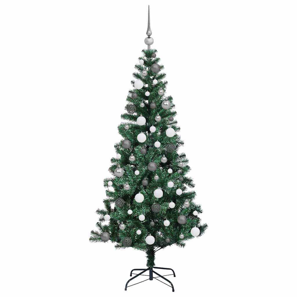 Konstgjord Förbelyst Julgran 180 Cm PVC