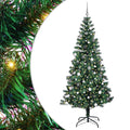 Konstgjord Förbelyst Julgran 240 Cm PVC