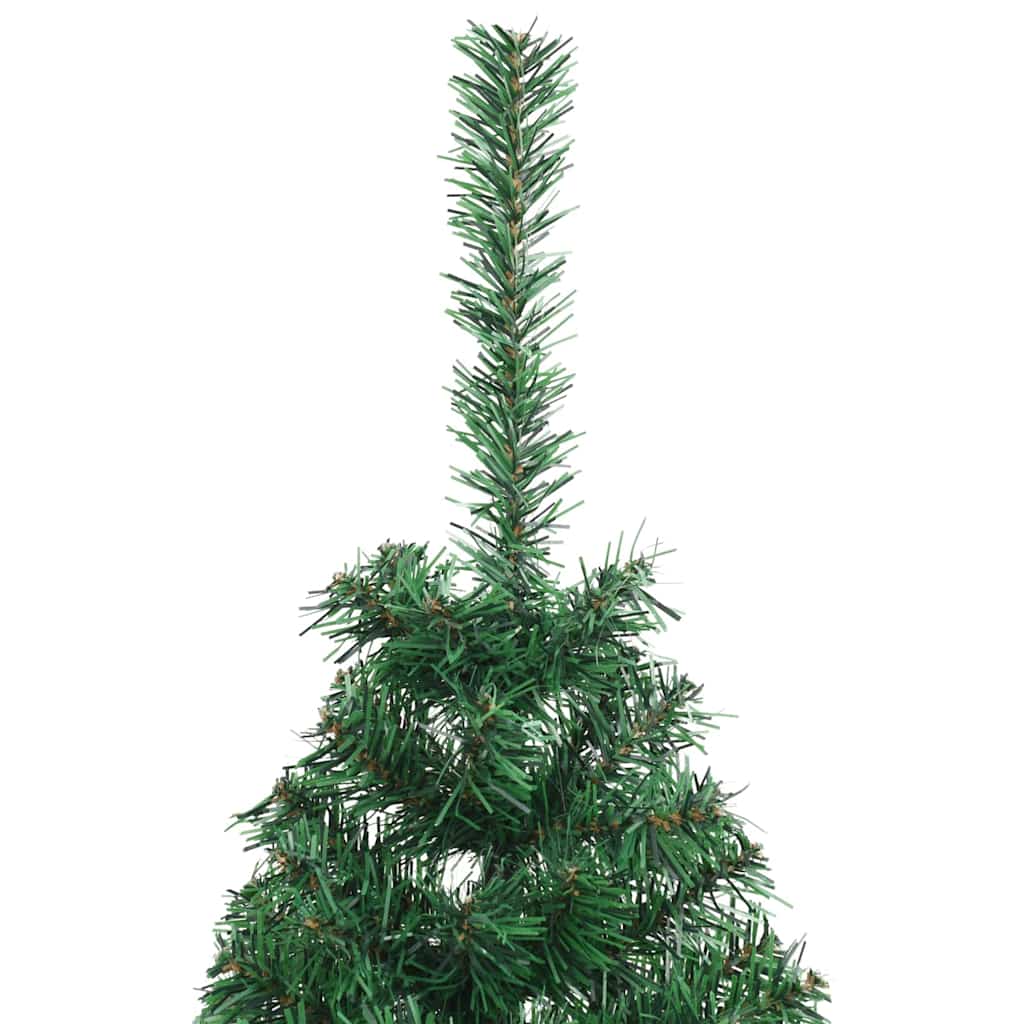 Konstgjord Förbelyst Julgran med 150 LED-lampor 120 Cm PVC