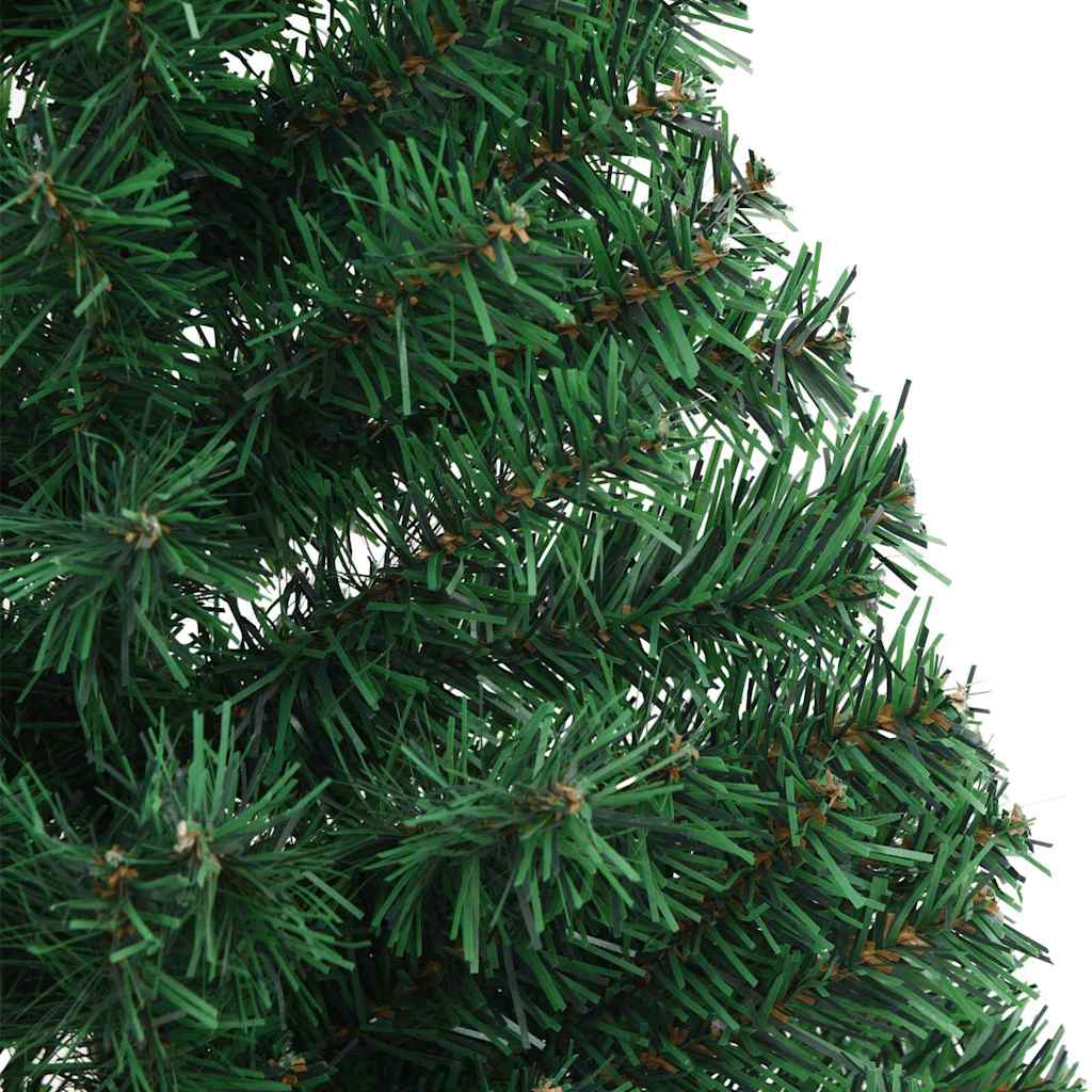 Konstgjord Förbelyst Julgran med 150 LED-lampor 120 Cm PVC