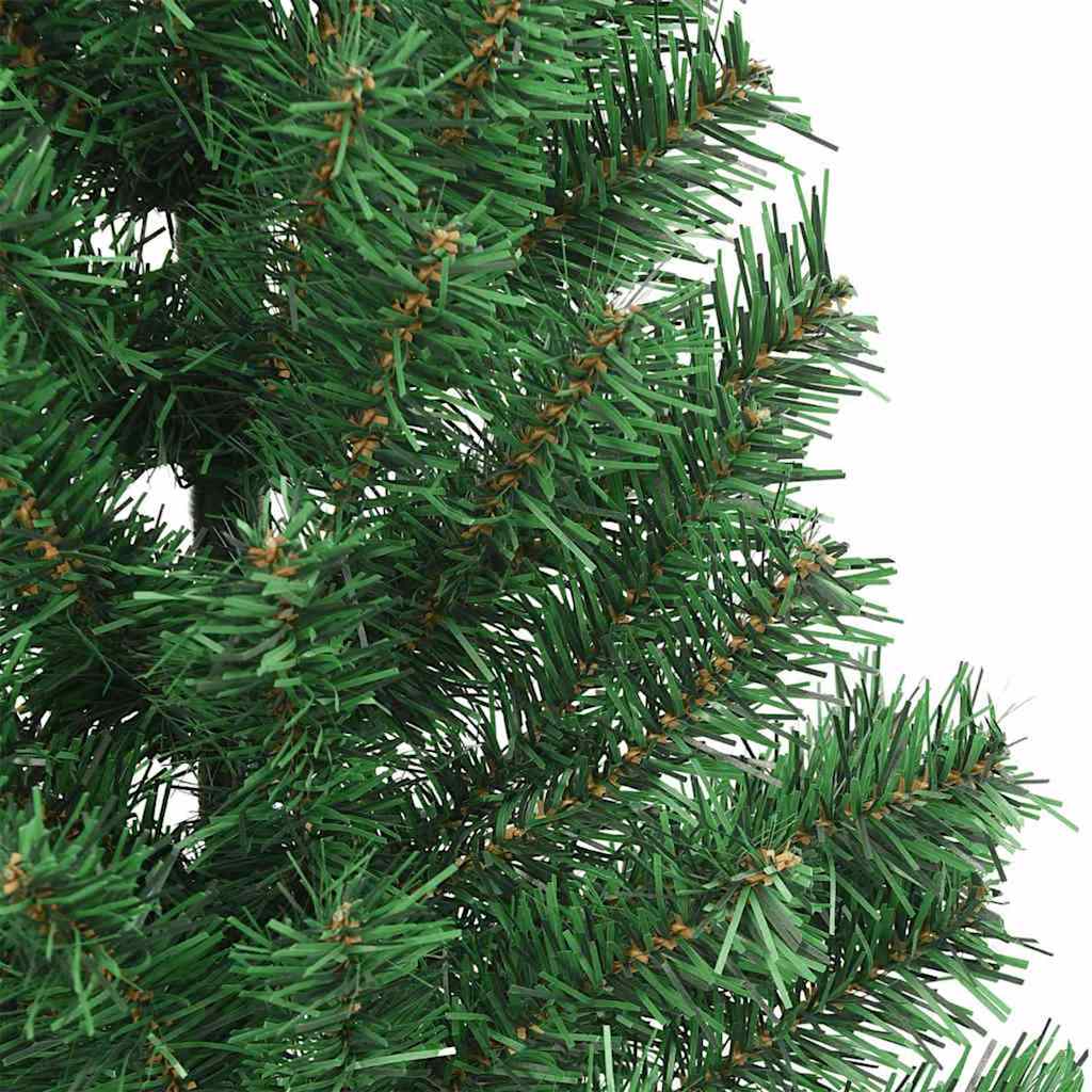 Konstgjord Förbelyst Julgran med 300 LED-lampor 180 Cm PVC