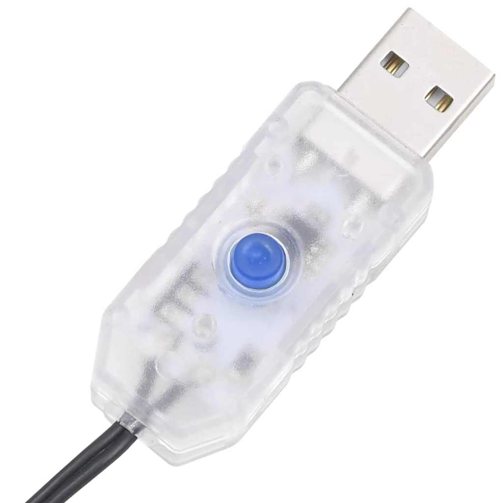 Konstgjord Förbelyst Julgran med 300 LED-lampor 180 Cm PVC