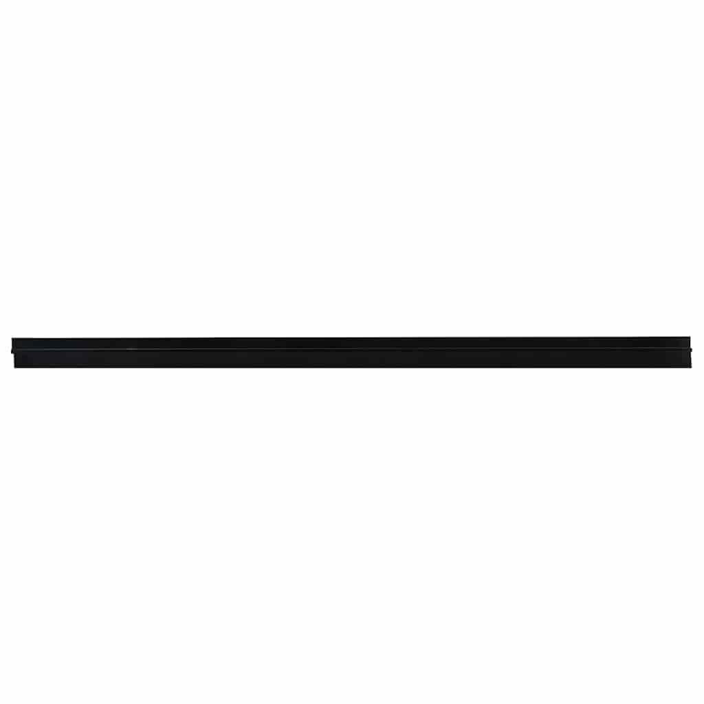 Självhäftande Dörrborstlist 100 Cm Svart PVC