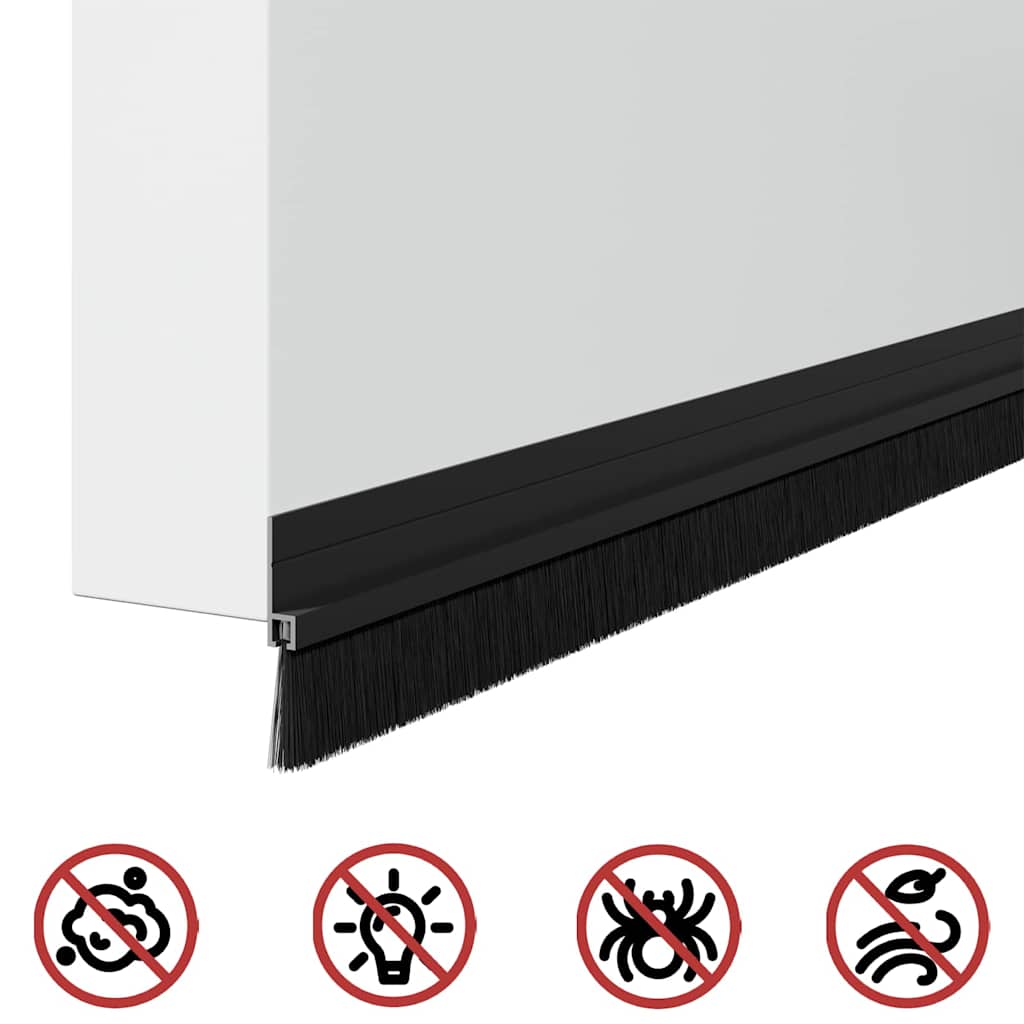 Självhäftande Dörrborstlist 100 Cm