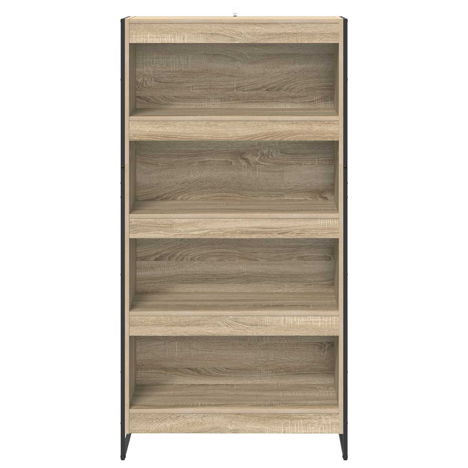 Bokskåp 2 Pcs Konstruerat Trä