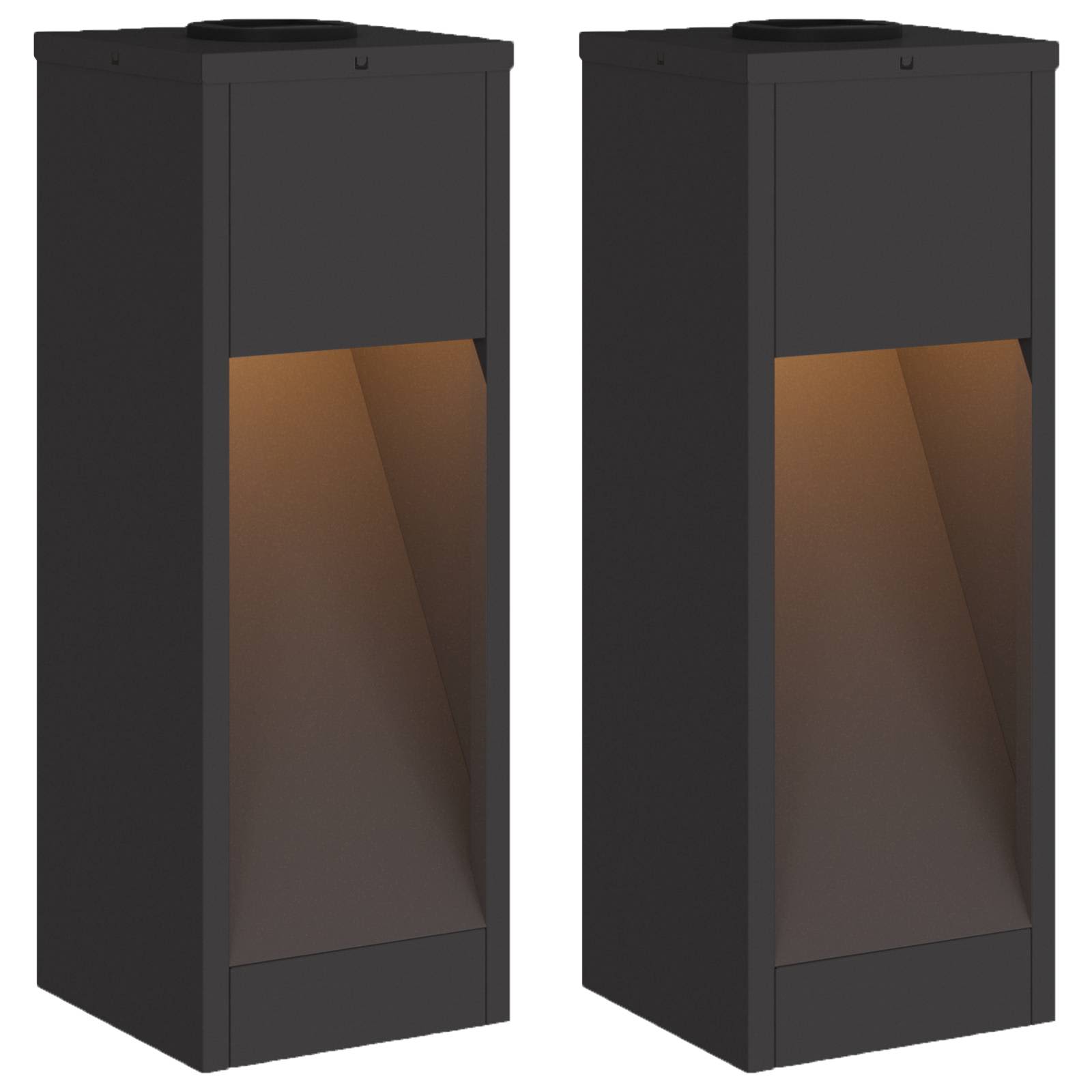 Solcell LED-vägbelysning Kallvalsat