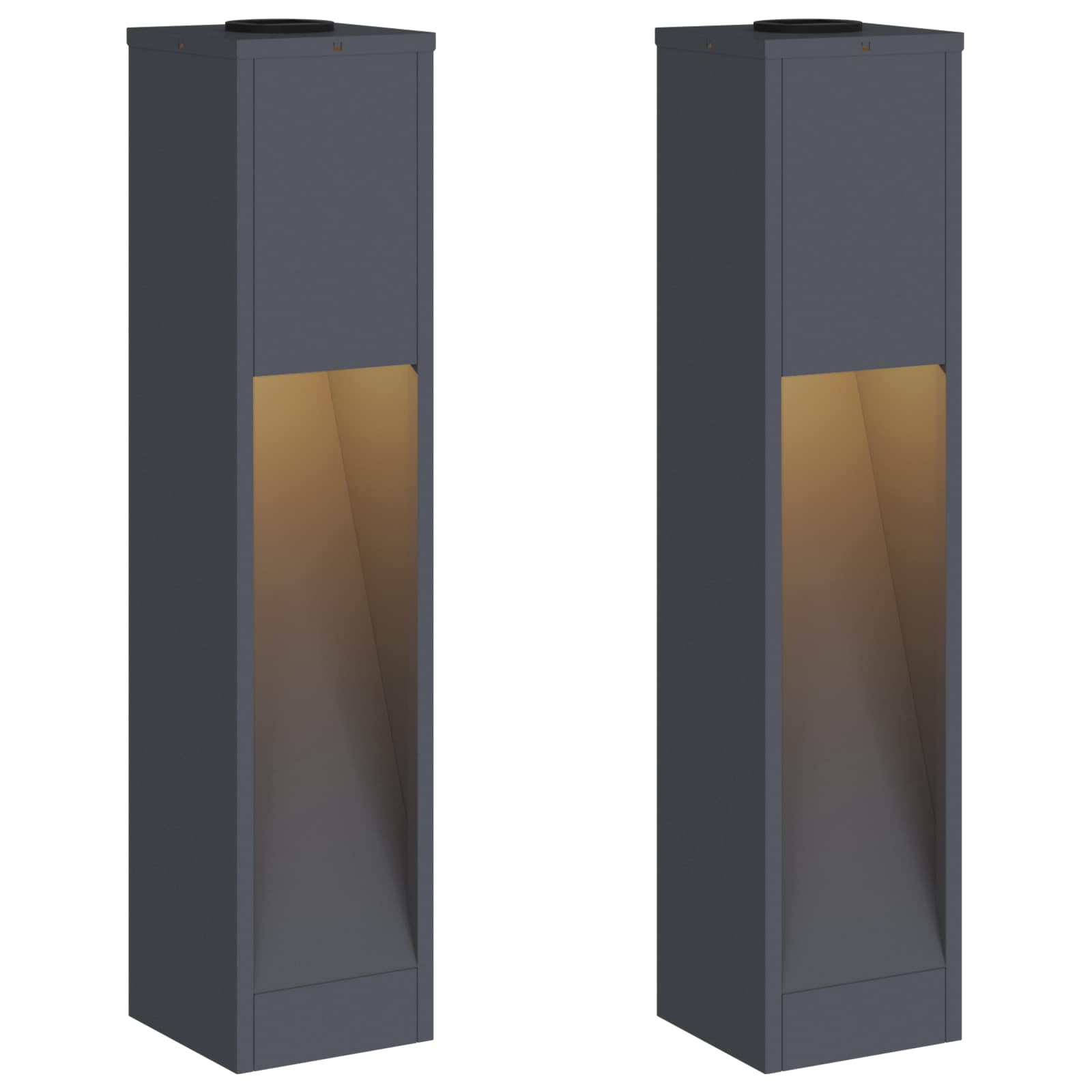 Solcell LED-vägbelysning Kallvalsat