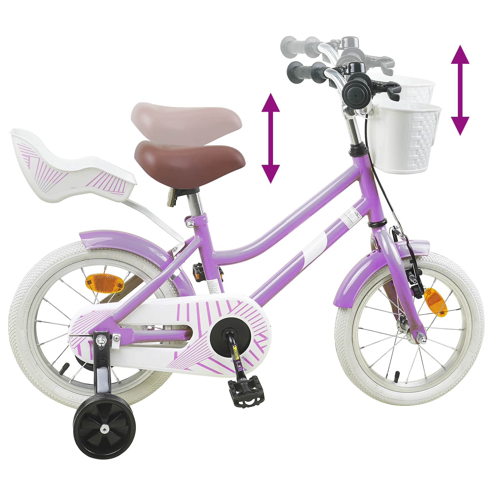 Barncykel 12 Tum 2-4 Åringar