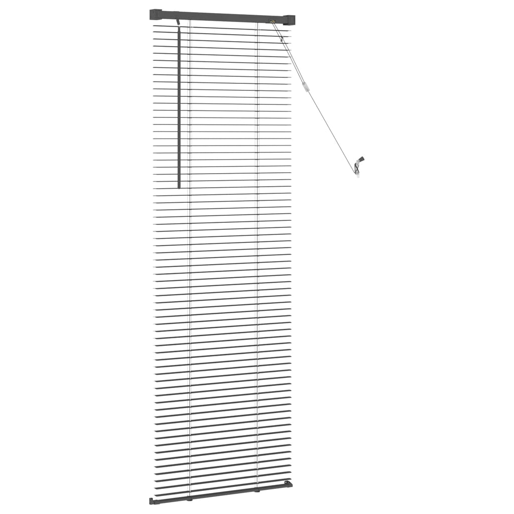 Persienn Silvergrå 25 Mm Silver PVC