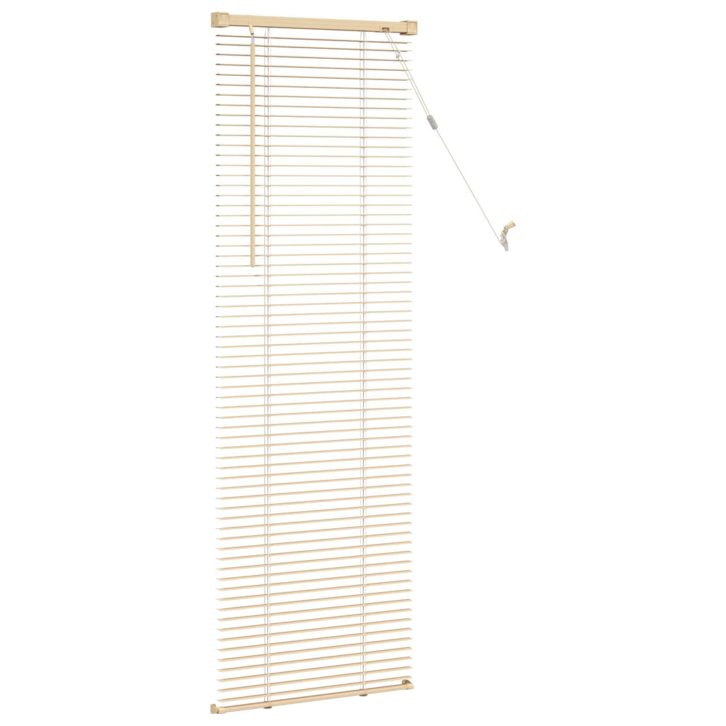 Persienn Ljusbrun Mönster 25 Mm Brun PVC