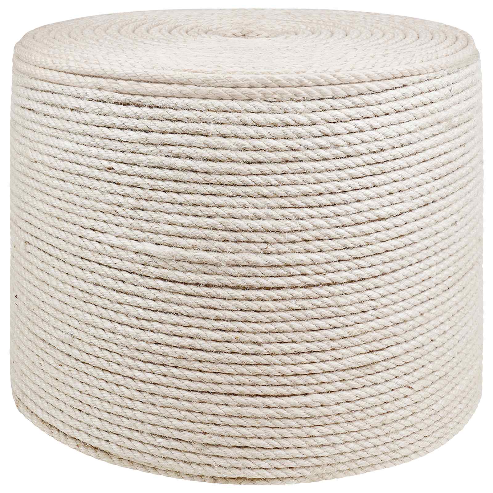 Jutegarn 4 100% Tossa Jute Vit