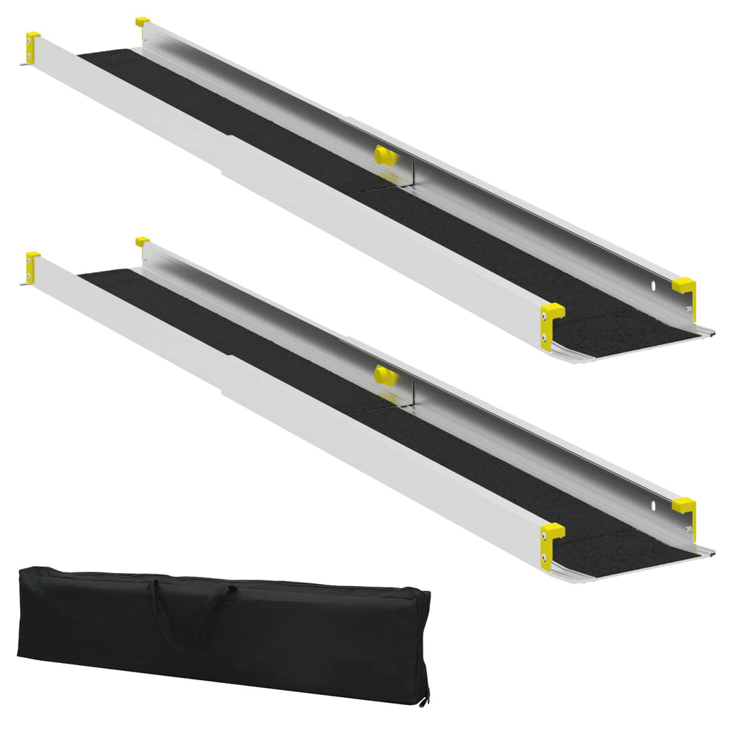 Ramp Rullstol 270 Kg Svart Aluminium