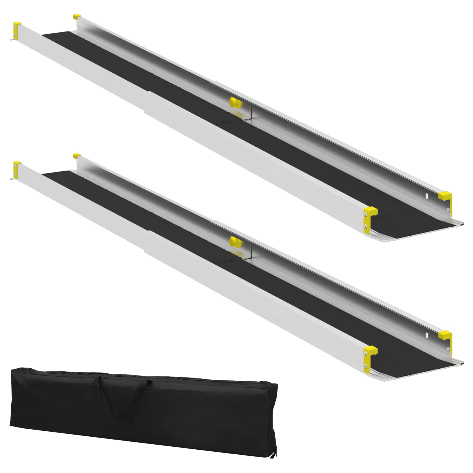 Ramp Rullstol 270 Kg Svart Aluminium