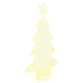 Julgran 160 Led-Lampor Varmvit 150 Cm Akryl Varmvit Glas