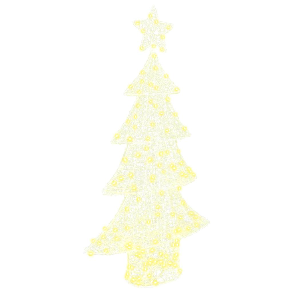 Julgran 160 Led-Lampor Varmvit 150 Cm Akryl Varmvit Glas