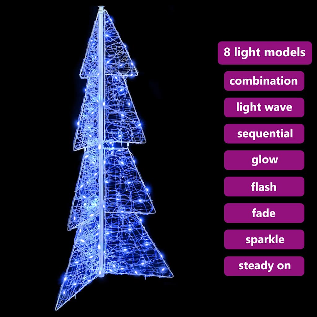 Julgran 100 Led-Lampor 120 Cm Akryl