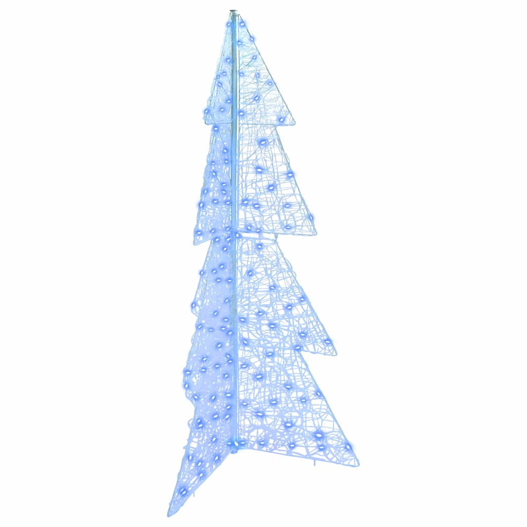Julgran 160 Led-Lampor 150 Cm Akryl Blå
