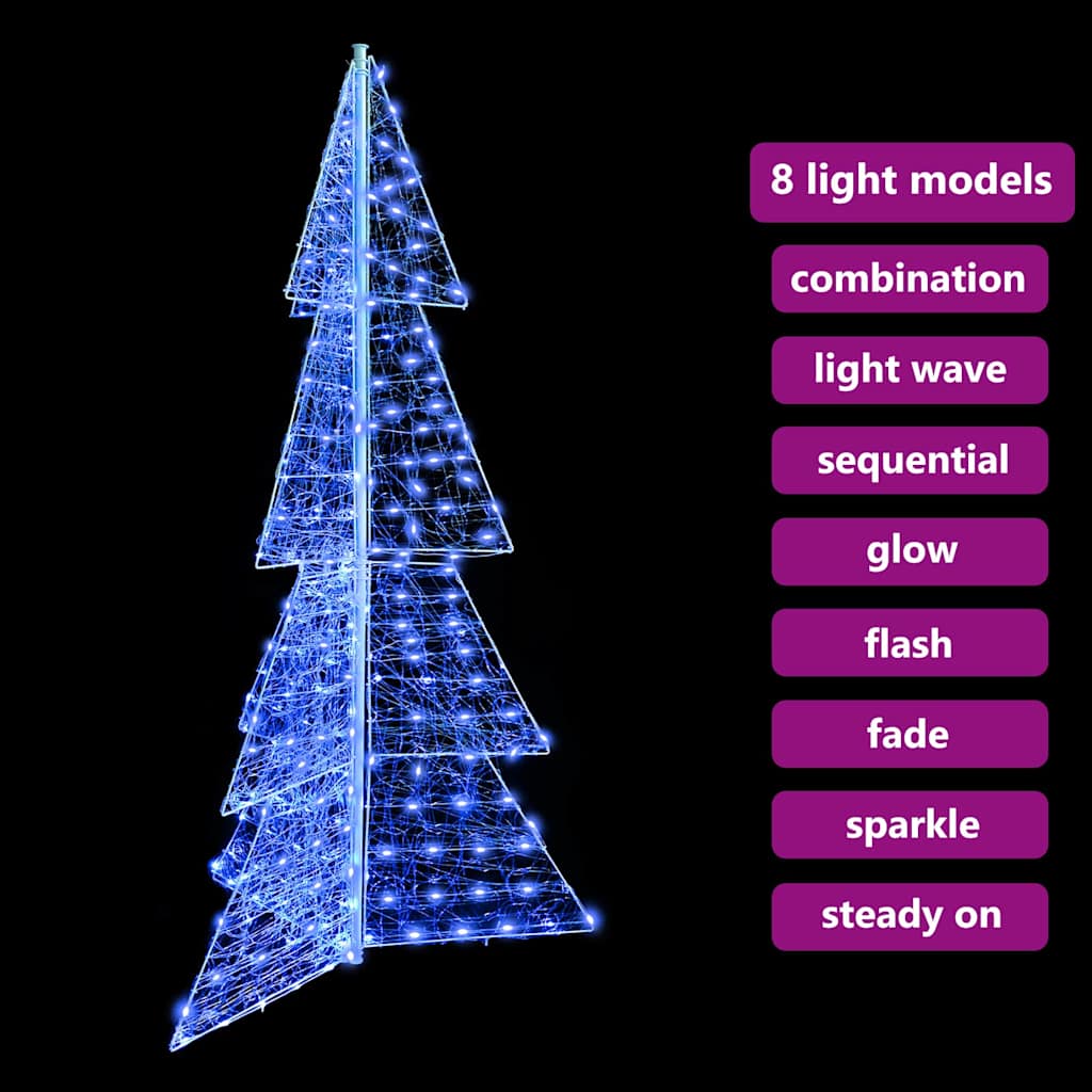 Julgran 240 Led-Lampor 180 Cm Akryl