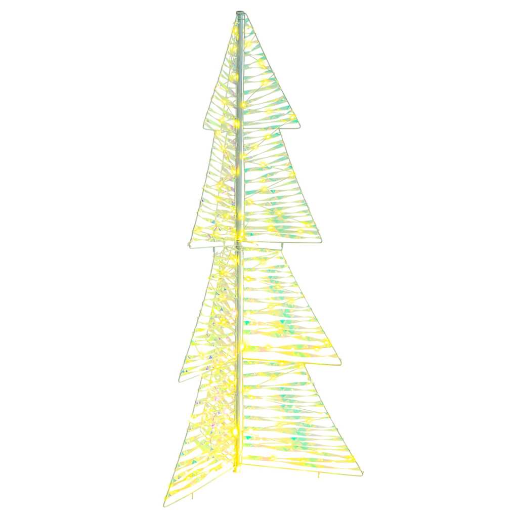 Julgran 160 Led-Lampor Varmvit 150 Cm Pet Varmvit Metall