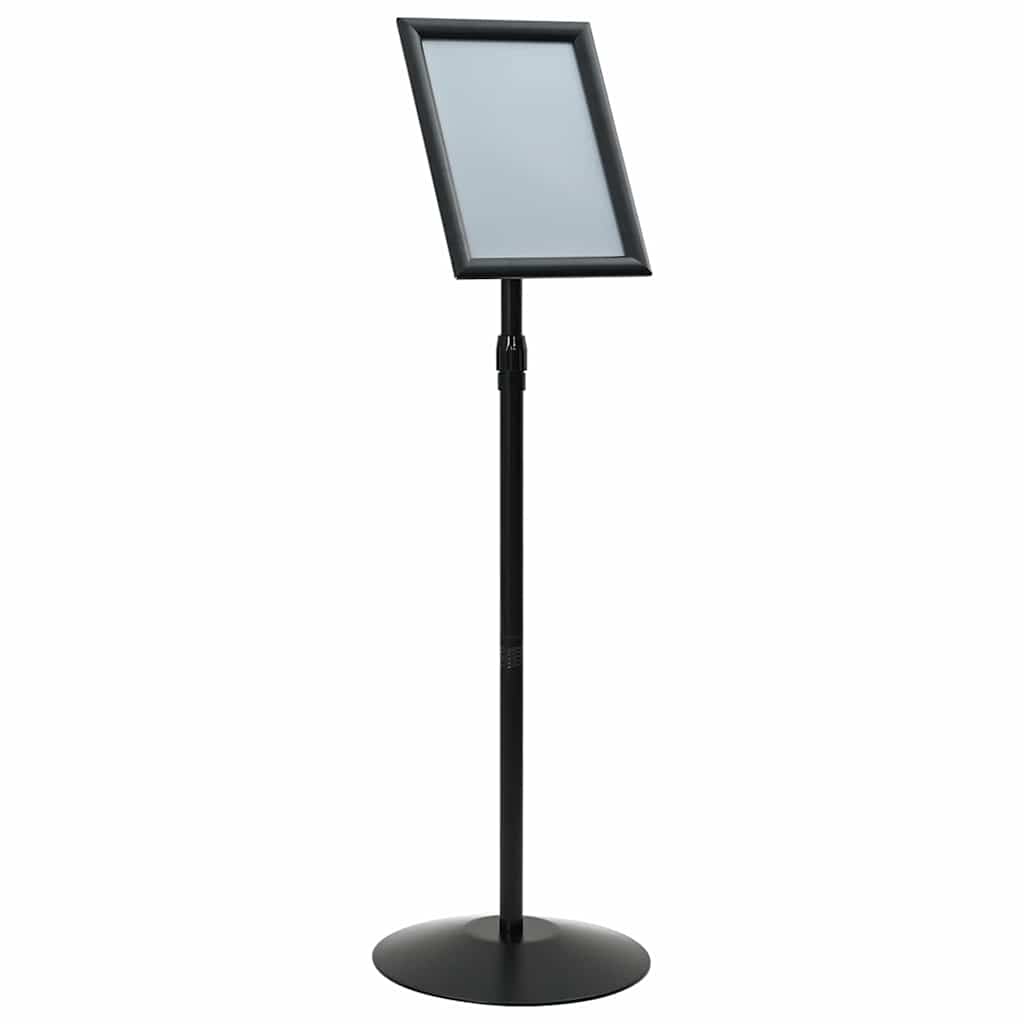 Pedestal Affischställ A4 Silver PVC