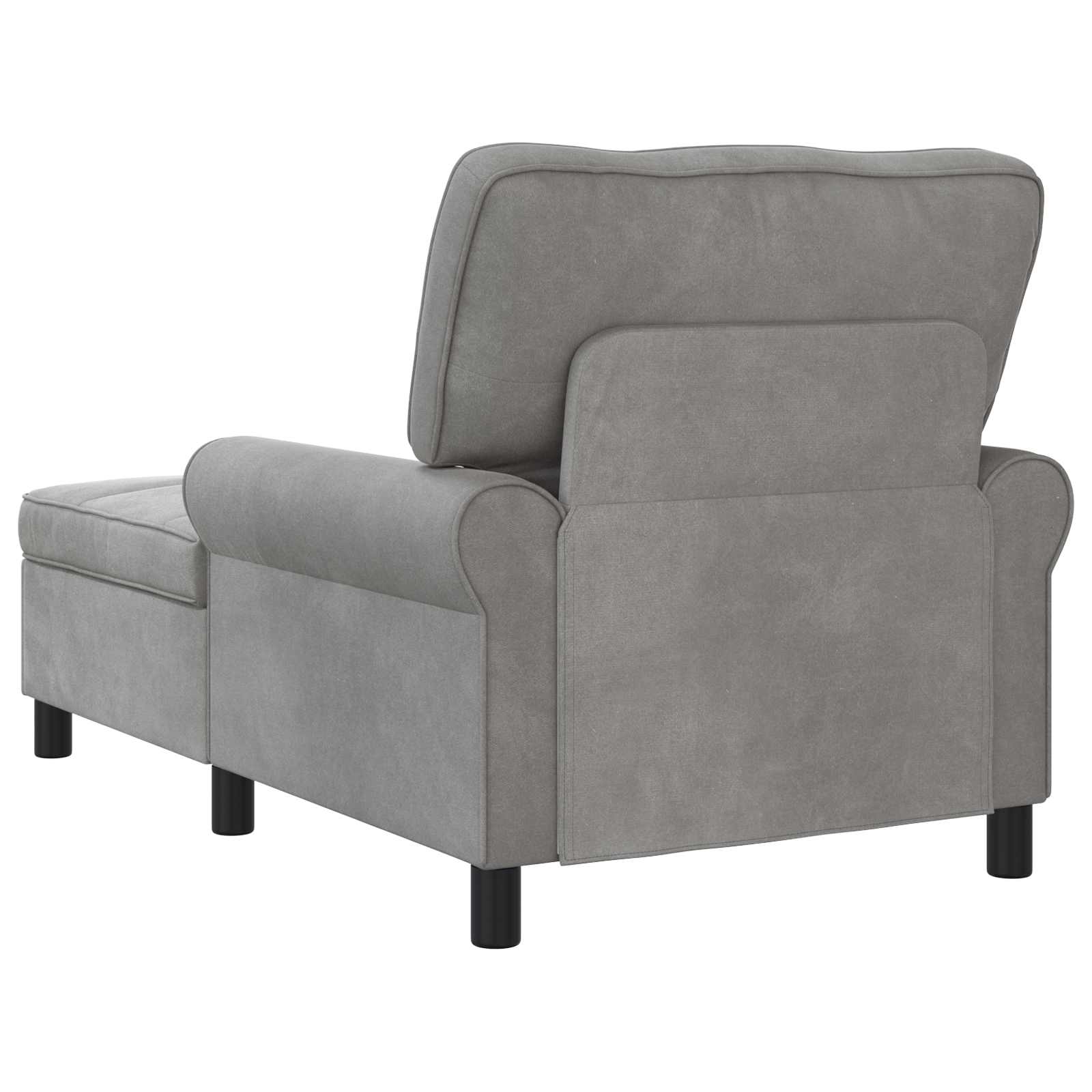 Chaise Lounge Kudde Ljusgrå