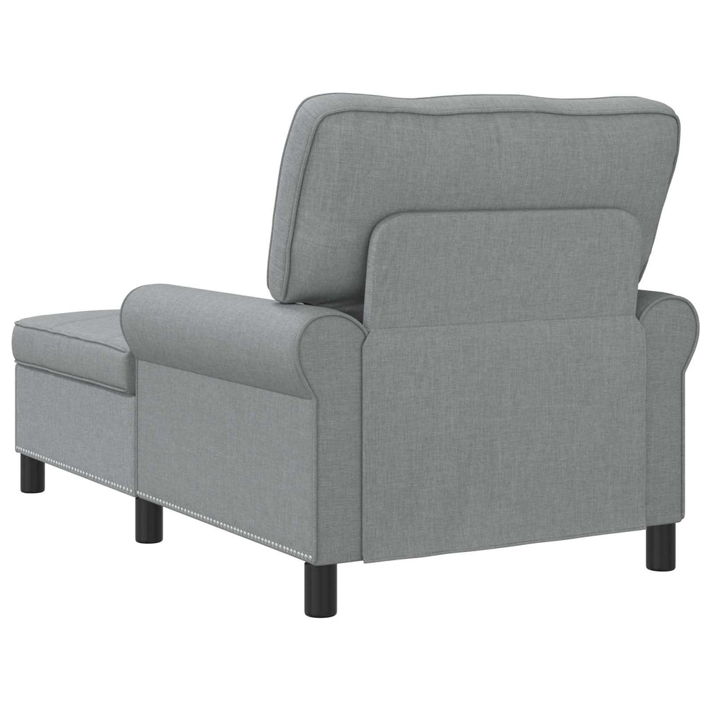 Chaise Lounge Kudde Ljusgrå