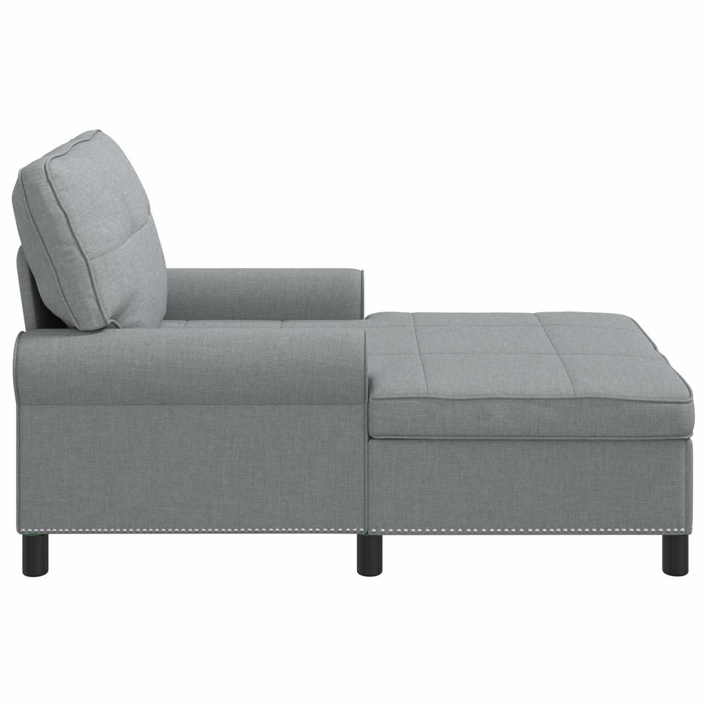 Chaise Lounge Kudde Ljusgrå