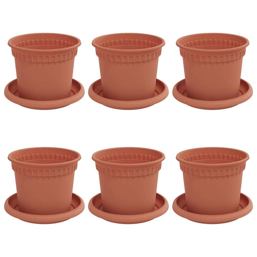 Växtkrukor 6 Pcs Murgrön Ø Plast
