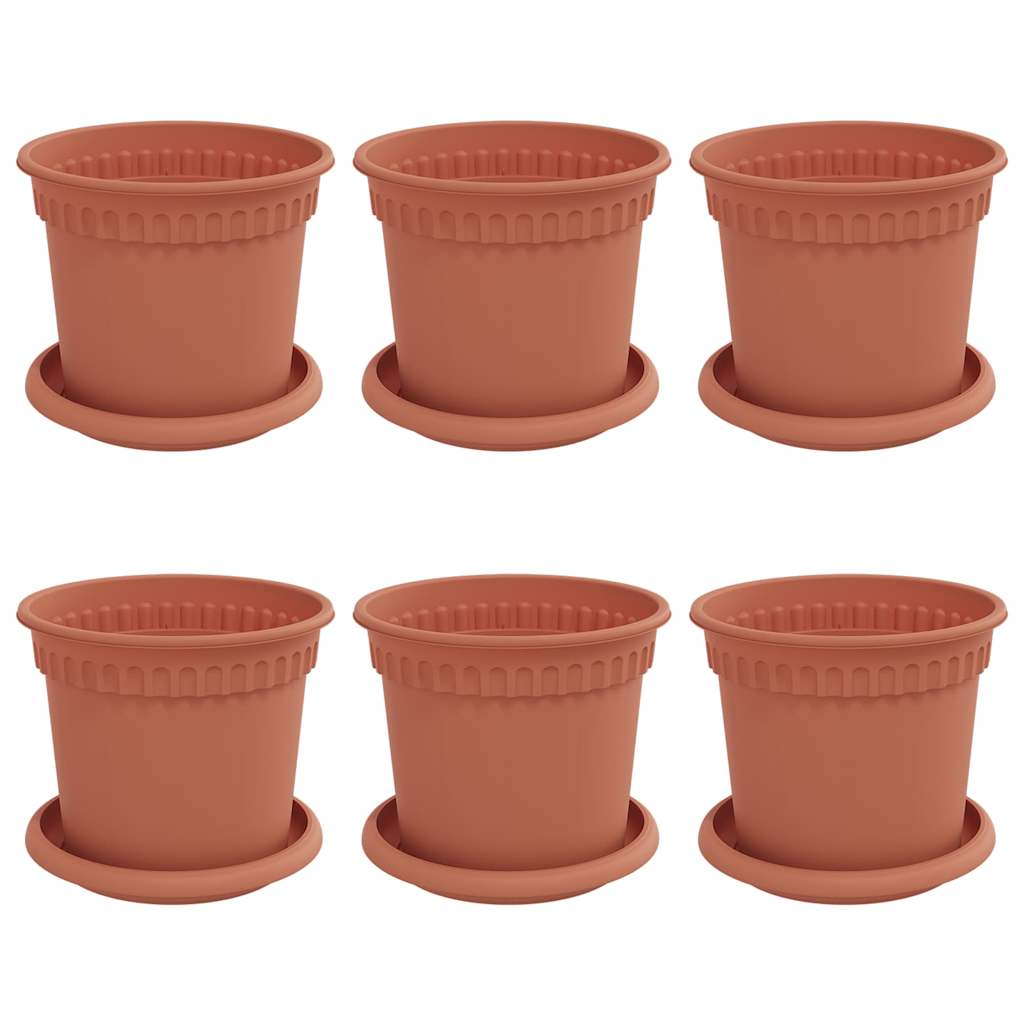 Växtkrukor 6 Pcs Murgrön Ø Plast