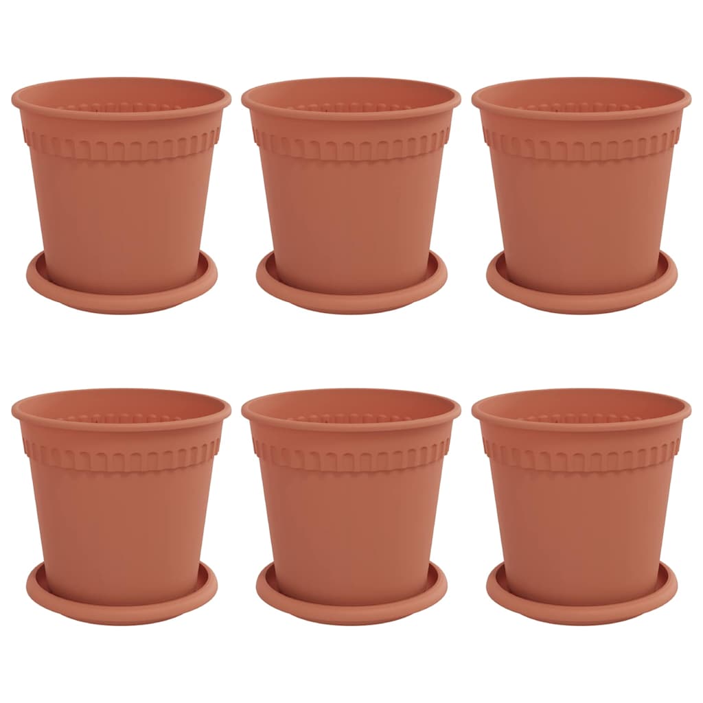 Växtkrukor 6 Pcs Murgrön Ø Plast
