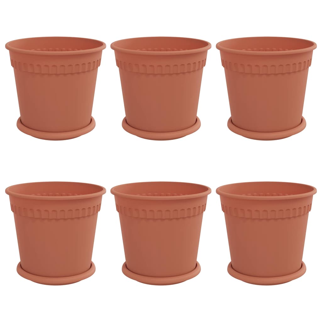 Växtkrukor 6 Pcs Murgrön Ø Plast