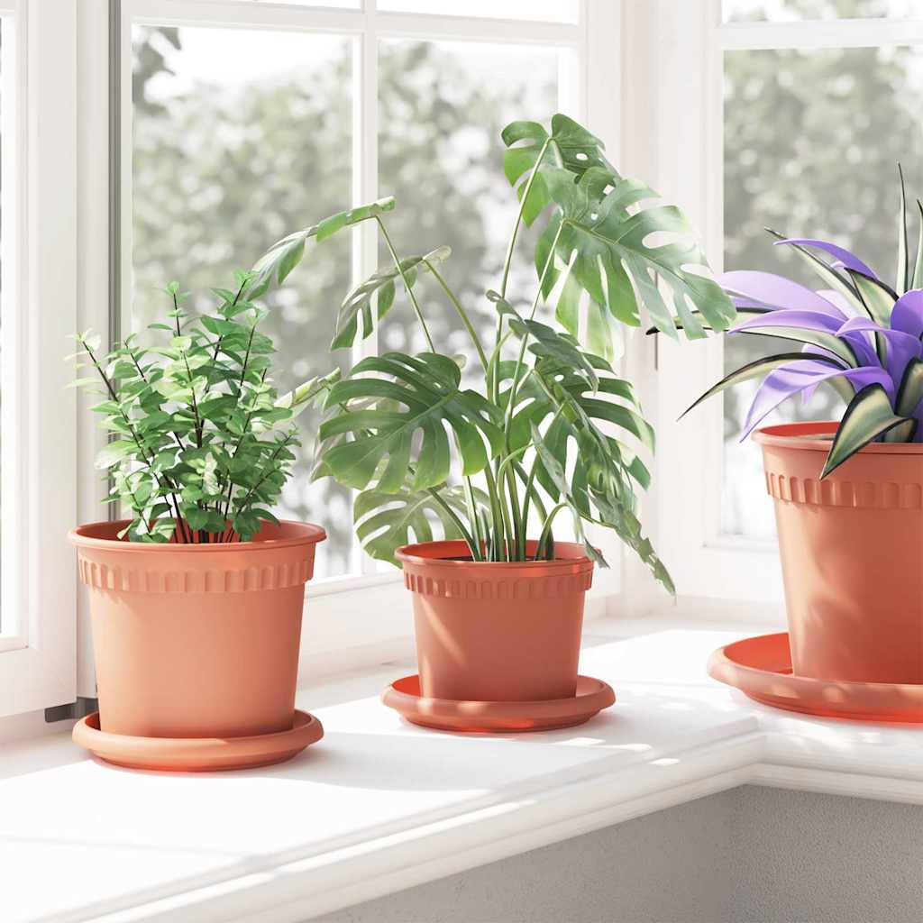 Växtkrukor 6 Pcs Murgrön Ø Plast