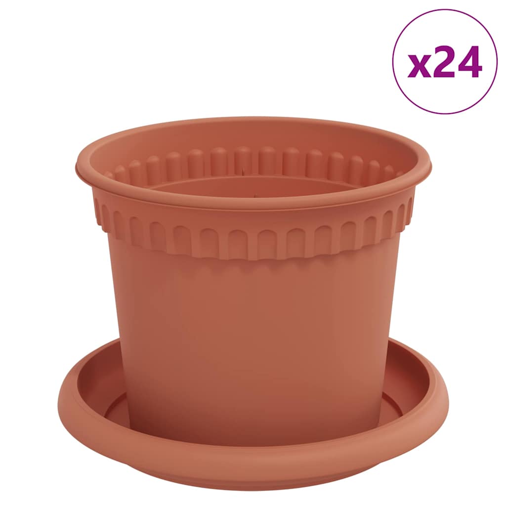 Växtkrukor 6 Pcs Murgrön Ø Plast