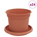 Växtkrukor 6 Pcs Murgrön Ø Plast