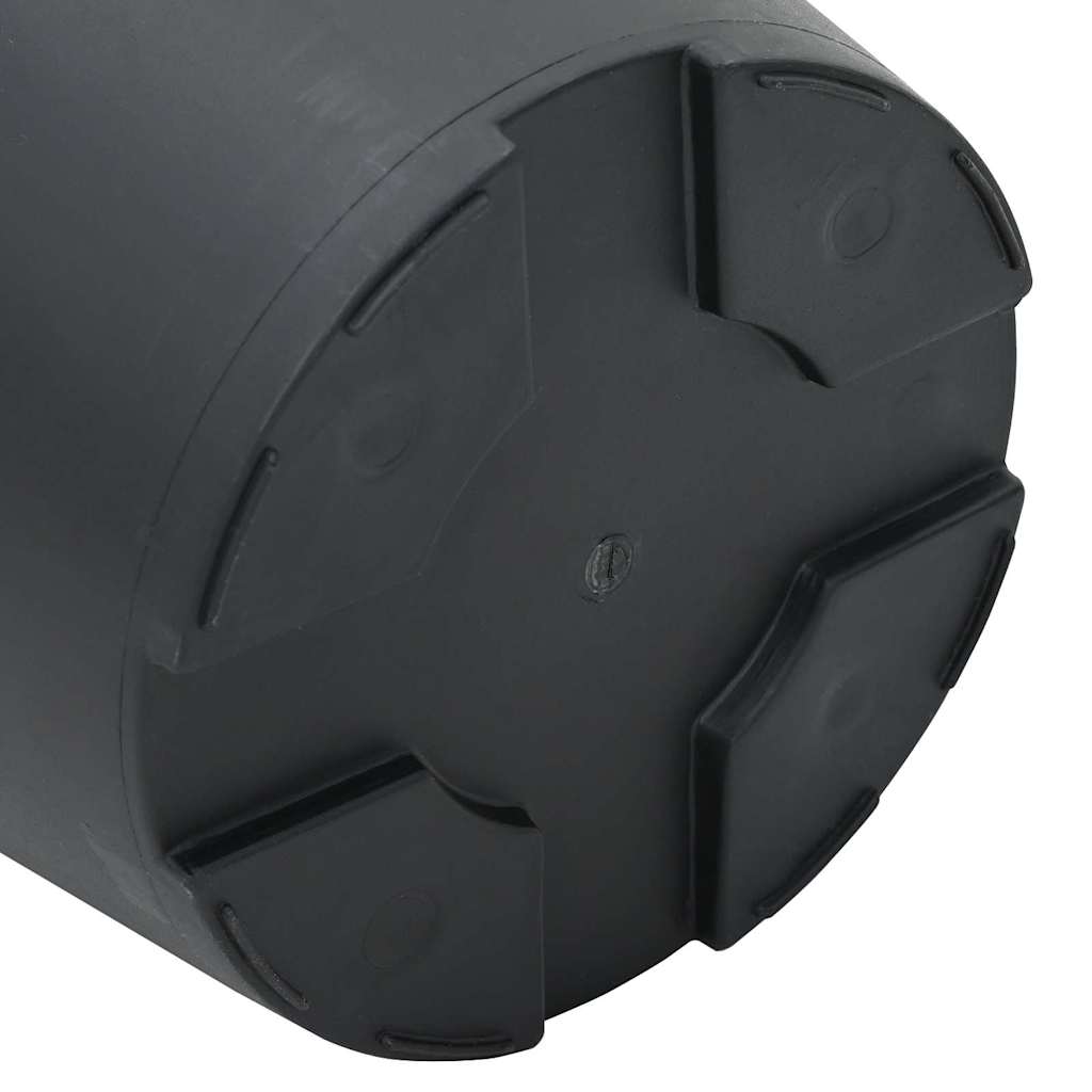Växtkrukor 6 Pcs Svart Ø Plast