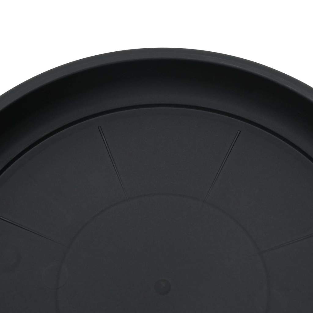 Växtkrukor 6 Pcs Svart Ø Plast