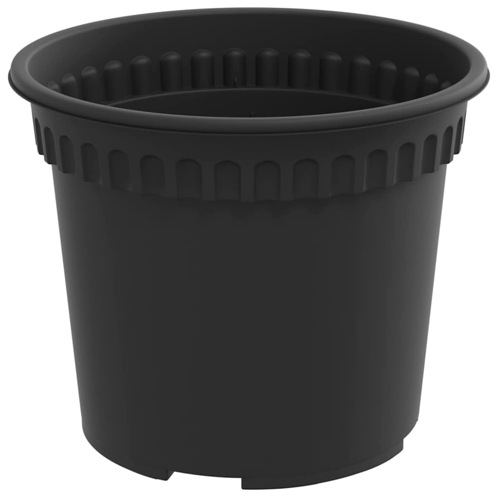 Växtkrukor 6 Pcs Svart Ø Plast