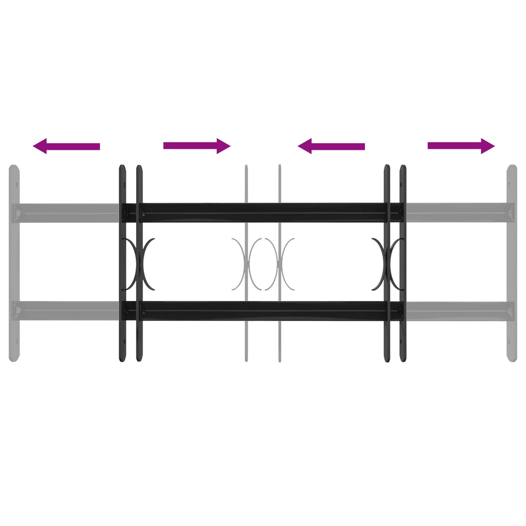 Fönstergaller Pulverlackerat