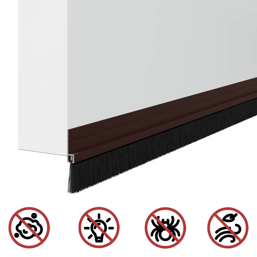 Självhäftande Dörrborstlist 100 Cm
