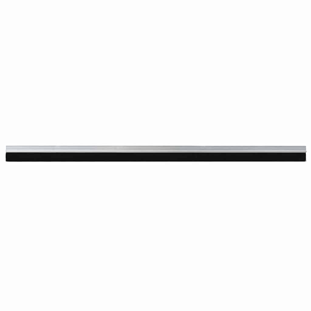 Självhäftande Dörrborstlist 100 Cm Silver PVC