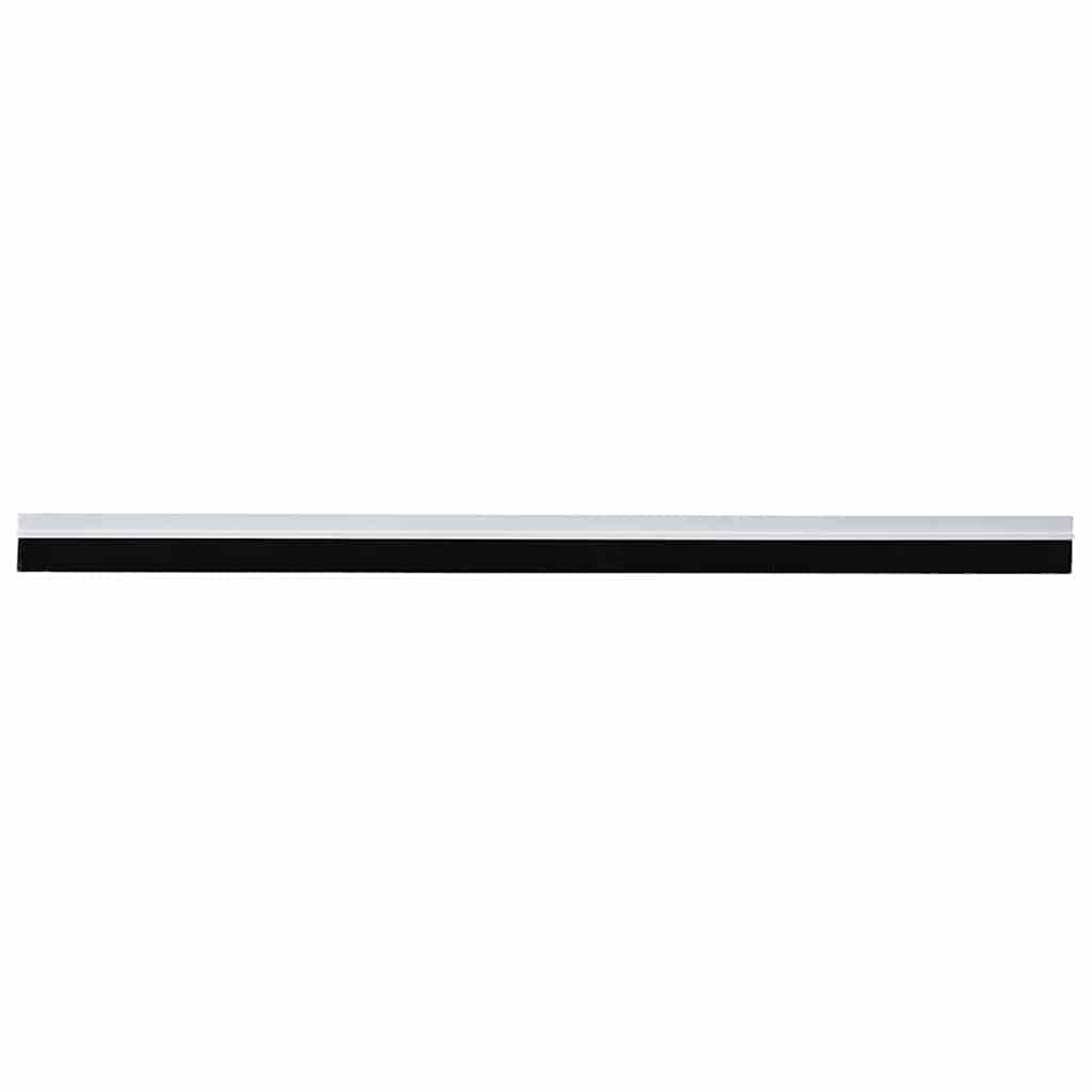 Självhäftande Dörrborstlist 100 Cm Aluminiumlegering Vit PVC