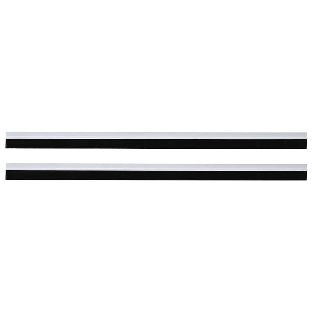 Självhäftande Dörrborstlist 100 Cm Aluminiumlegering
