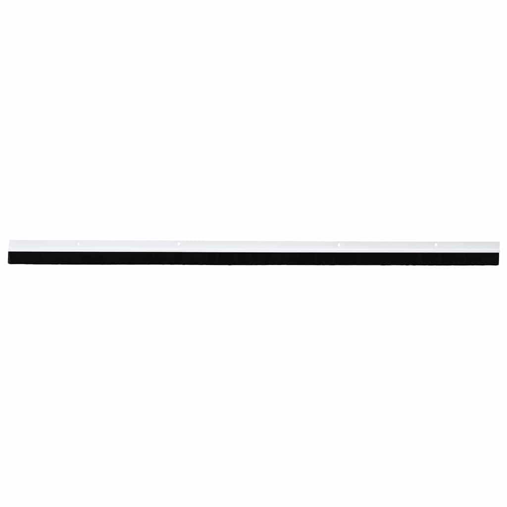 Skruvmonterade Dörrborsttätningslister 100 Cm Vit PVC