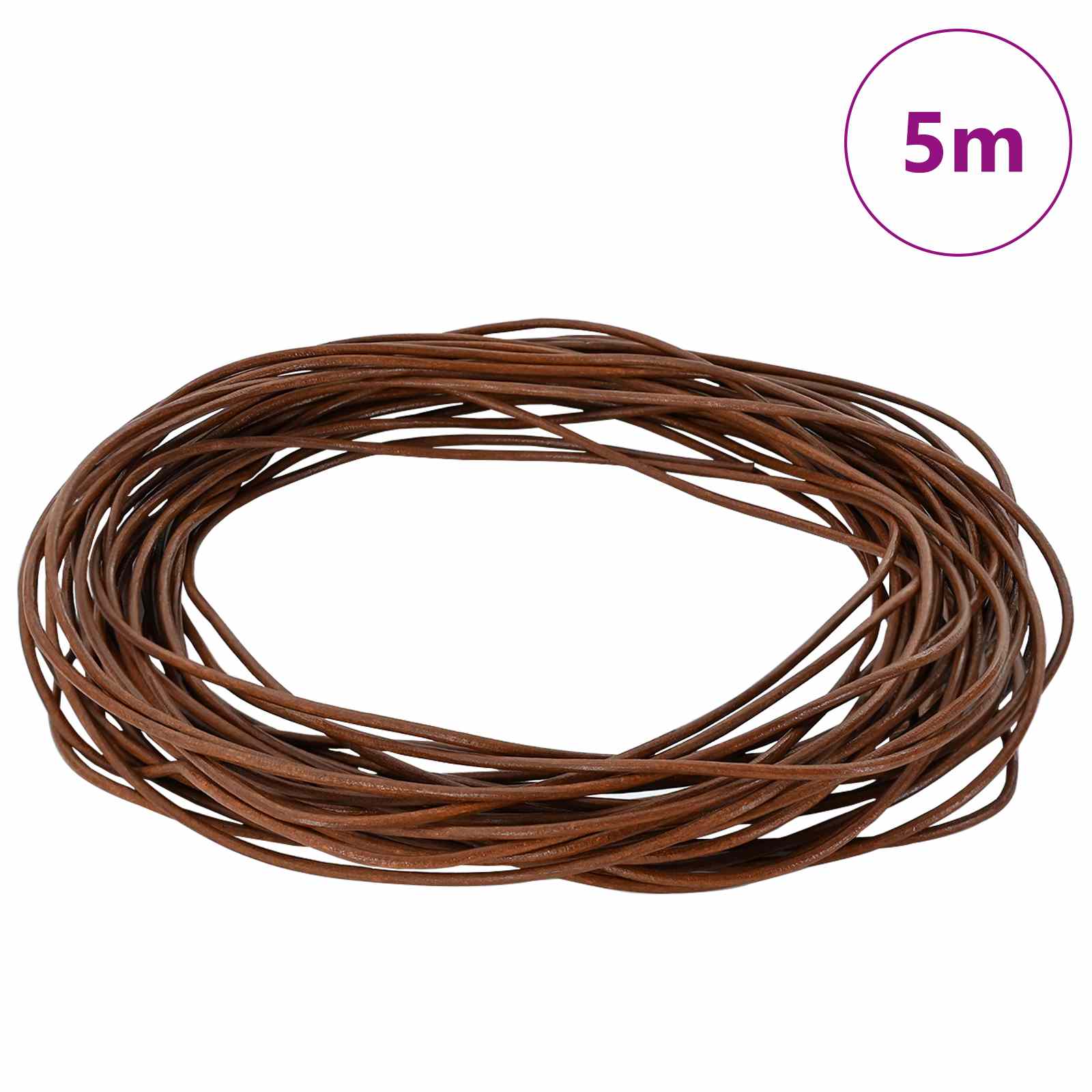 Snöre Ljusbrun Ø1 Mm X 5 M Skinn
