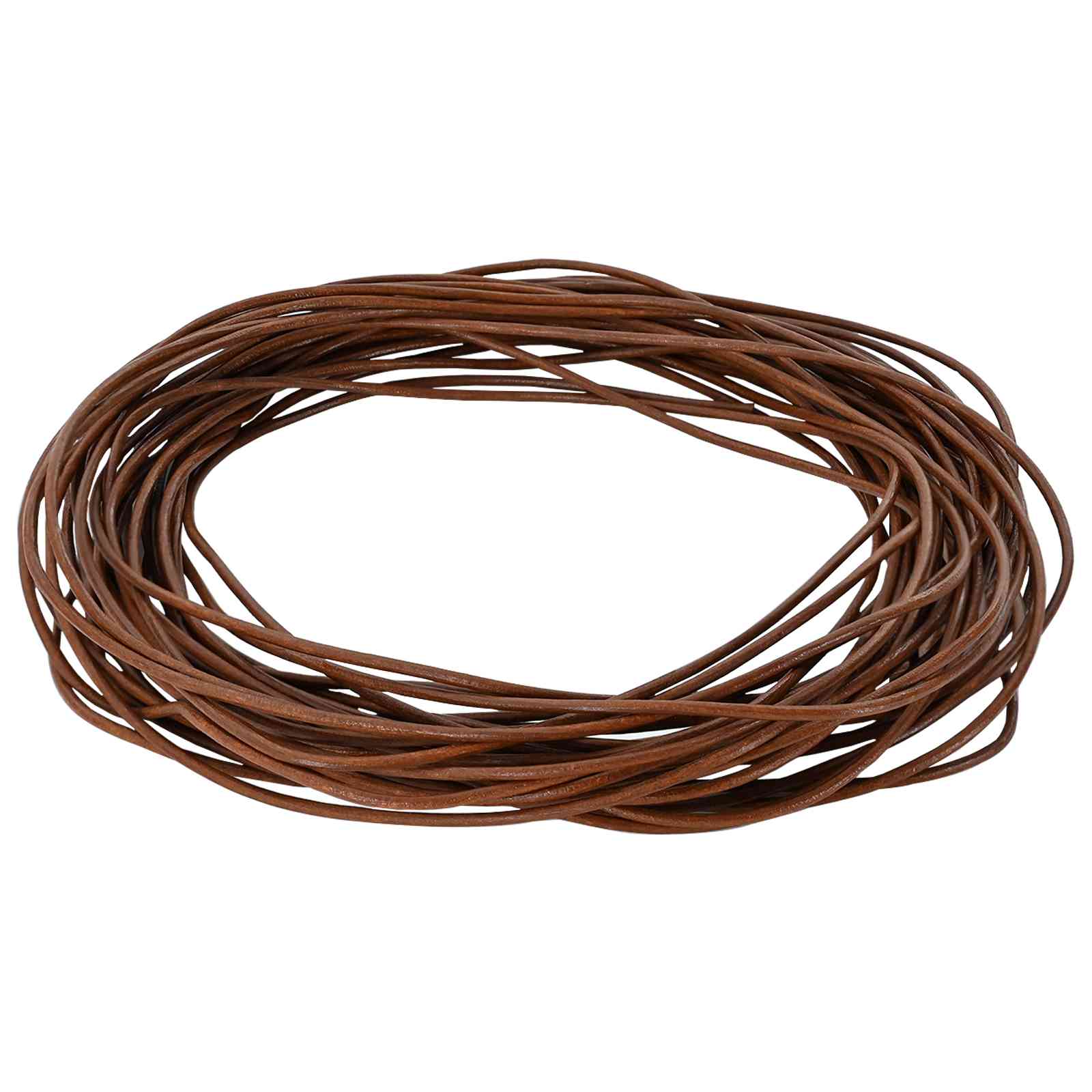 Snöre Ljusbrun Ø1,5 Mm X 10 M Skinn Brun Läder