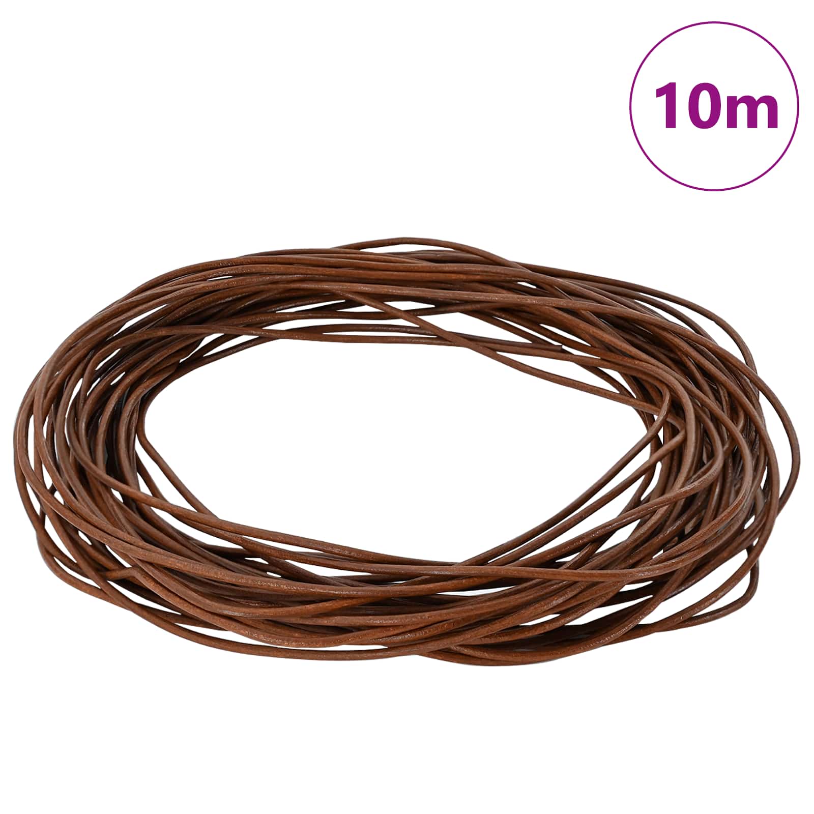 Snöre Ljusbrun Ø1,5 Mm X 10 M Skinn
