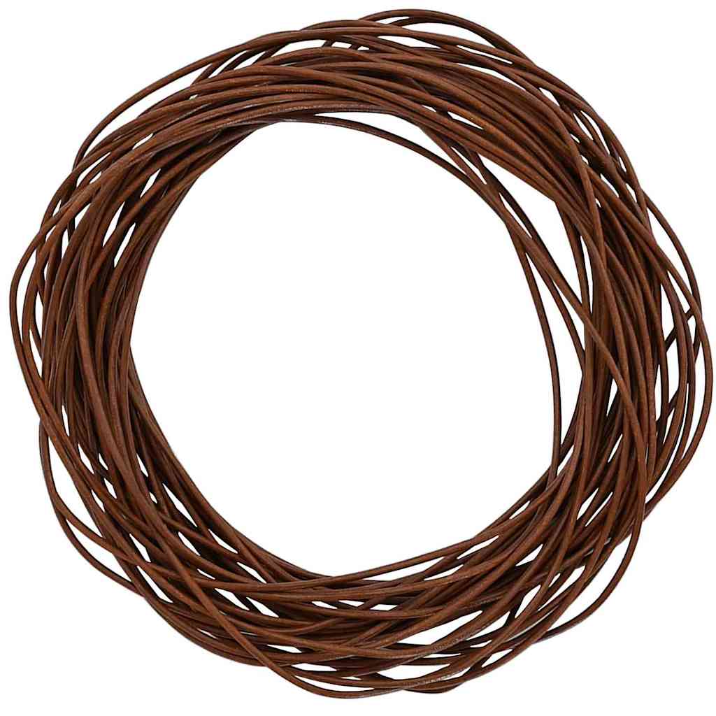 Snöre Ljusbrun Ø2 Mm X 10 M Skinn